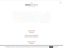 Tablet Screenshot of habitabarcelona.com